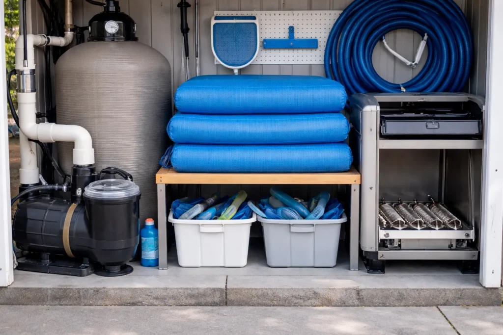 Pump Cover And Heater Burner Tray Storage Service